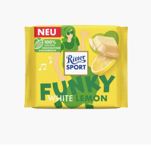 Ritter Sport Funky Citron Blanc, 100 g