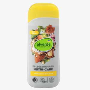 alverde COSMÉTIQUE NATURELLE Shampooing Nutri-Care Amande Bio, Argan, Argan, 200 ml