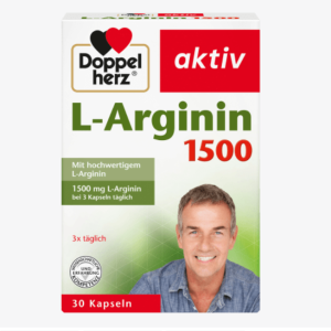 Doppelherz L-Arginine Capsules 1500 25 gélules sur 30 ( été endommagé, c’est pour ça que le prix a baissé)