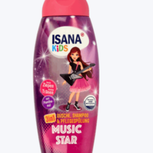 ISANA KiDS 3en1 Douche, Shampooing Photo Star