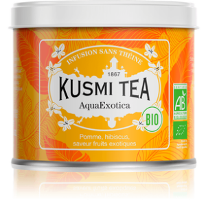 AquaExotica Bio, boîte sachets, infusion glacée