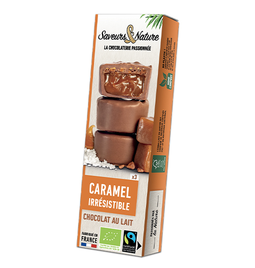 Saveurs et Nature Bouchées Caramel et Éclats 45G