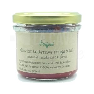 Caviar Betterave rouge à l&rsquo;Ail – La Ferme du Pâquis Fleury – Le Bourgneuf La Forêt (53) – 100gr