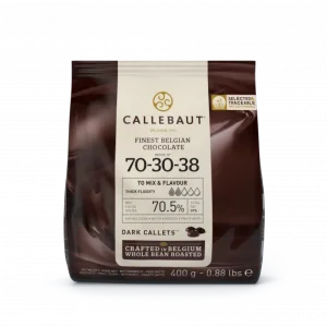 Chocolat de couverture Noir 70% Callebaut 400gr