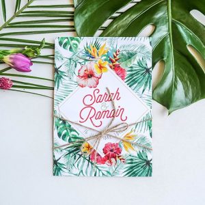 Faire-part Tropical – à partir de 2.26€ l’unité