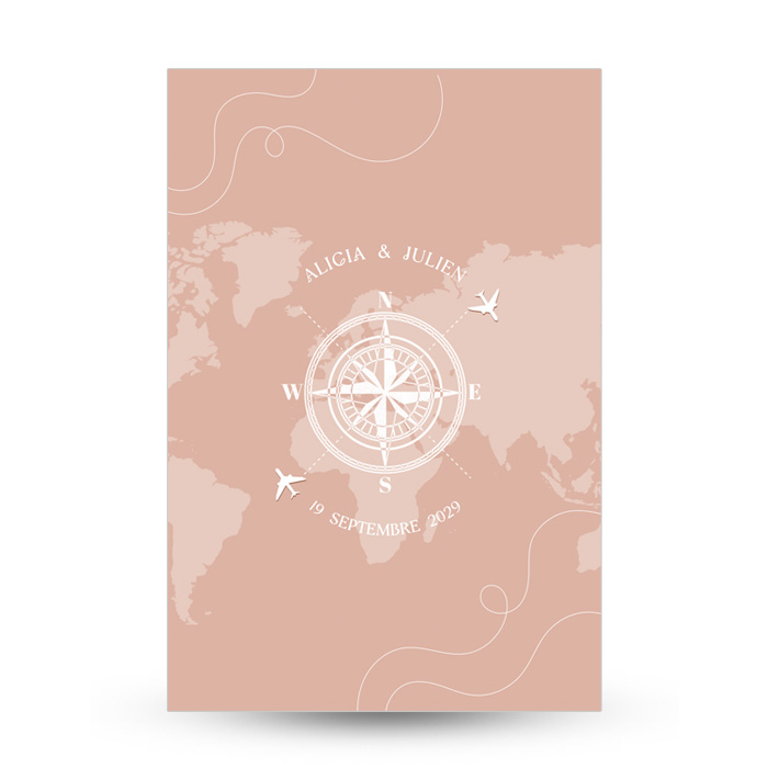 Faire-part Boussole – à partir de 1.85€ – Image 4