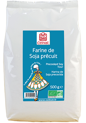 Celnat Farine de Soja Précuit 500G