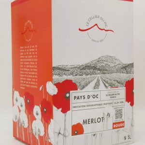 IGP Pays D&rsquo;oc Merlot Cellier du Pic 5 Litres