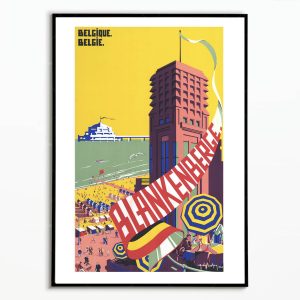 Affiche Belgique Blankenberghe