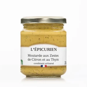 Moutarde aux Zestes de Citron et au Thym