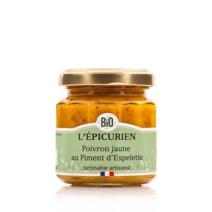 Poivron jaune au Piment d’Espelette, tartinable Bio