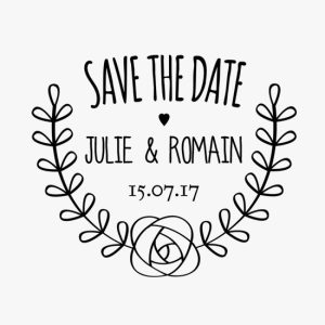 Tampon Mariage Save the Date