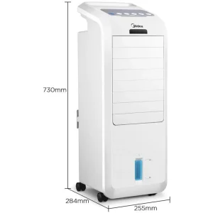 VENT_AC100-16BR – VENTILATEUR MIDEA MULTIFONCTION/AIR COOLER/220-224+TELECOMMANDE