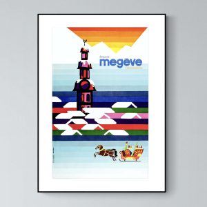 Affiche Alpes Megeve