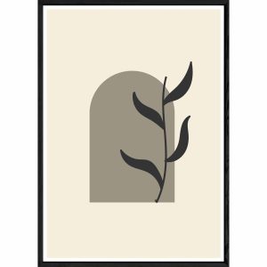 Tableau design avec cadre noir – Taille 32×42