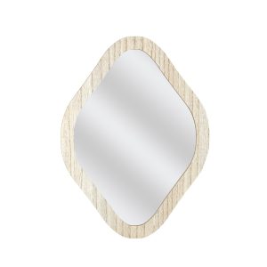 Miroir murale en bois losange H35