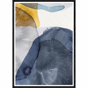 Tableau design avec cadre noir – Taille 32×42