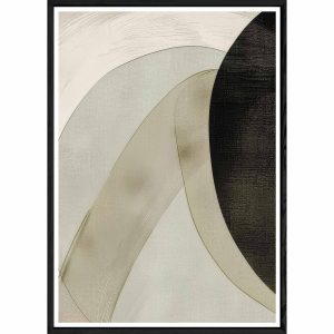 Tableau design avec cadre noir – Taille 32×42