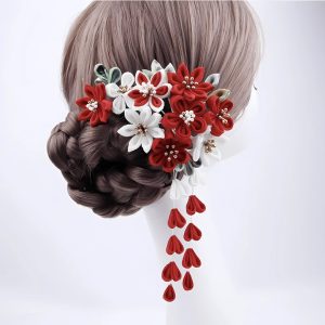 Tsumami Kanzashi Rouge