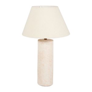 Lampe en céramique blanche design H50