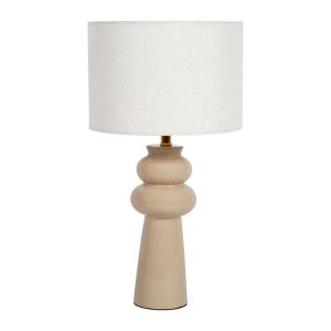 Lampe en céramique noisette H43