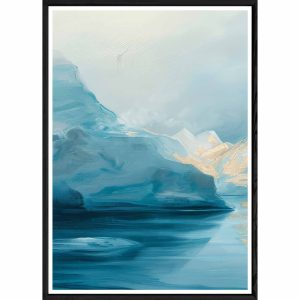 Tableau design avec cadre noir – Taille 32×42